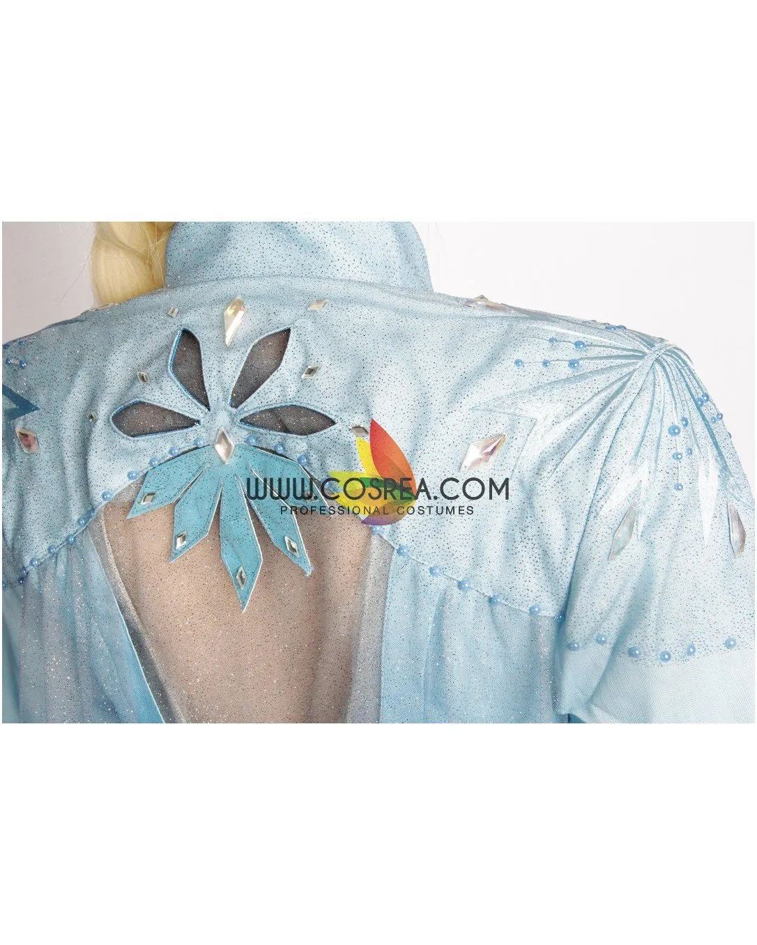 Frozen 2 Elsa Cosplay Costume - High Detail Gradient Embroidery