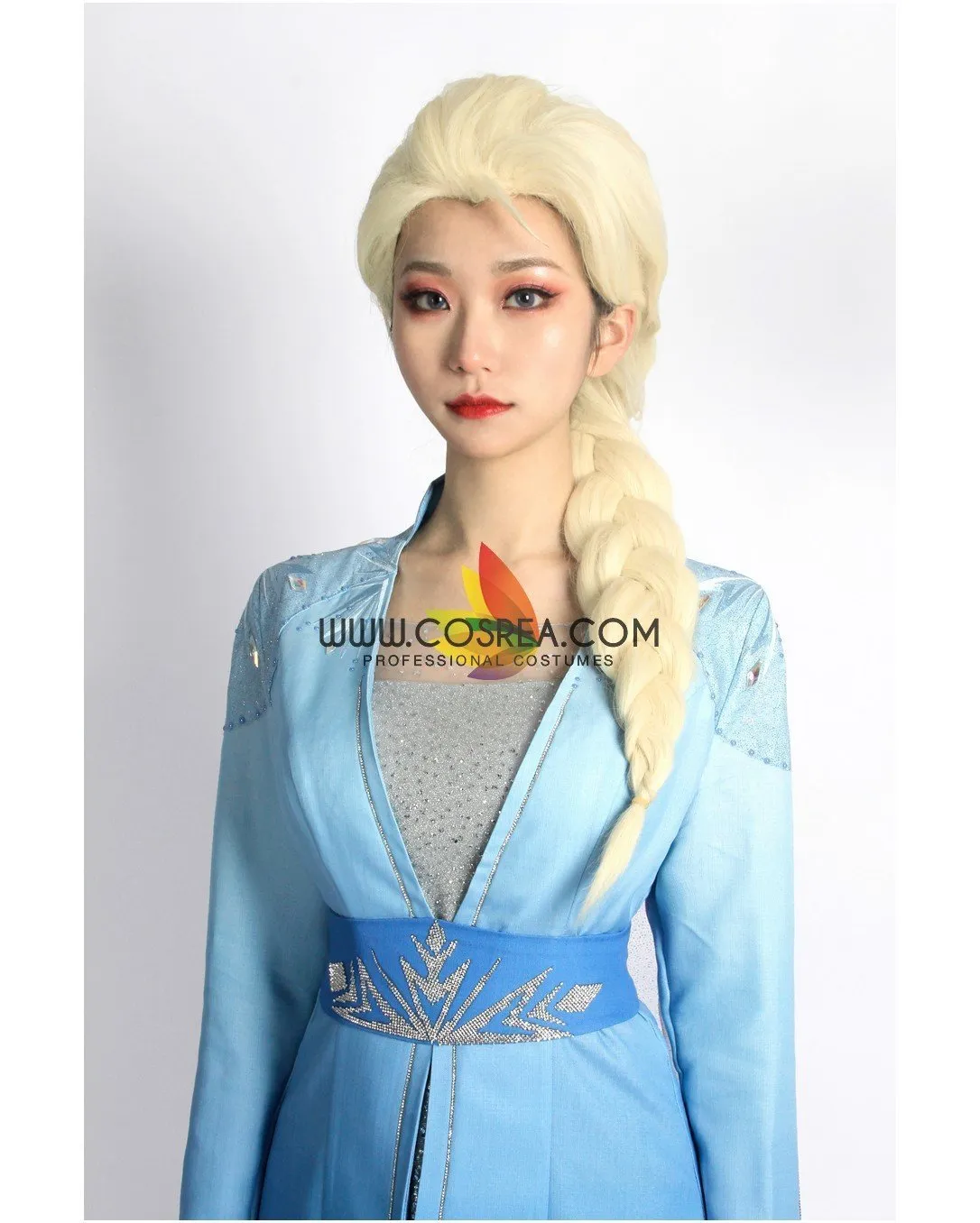 Frozen 2 Elsa Cosplay Costume - High Detail Gradient Embroidery