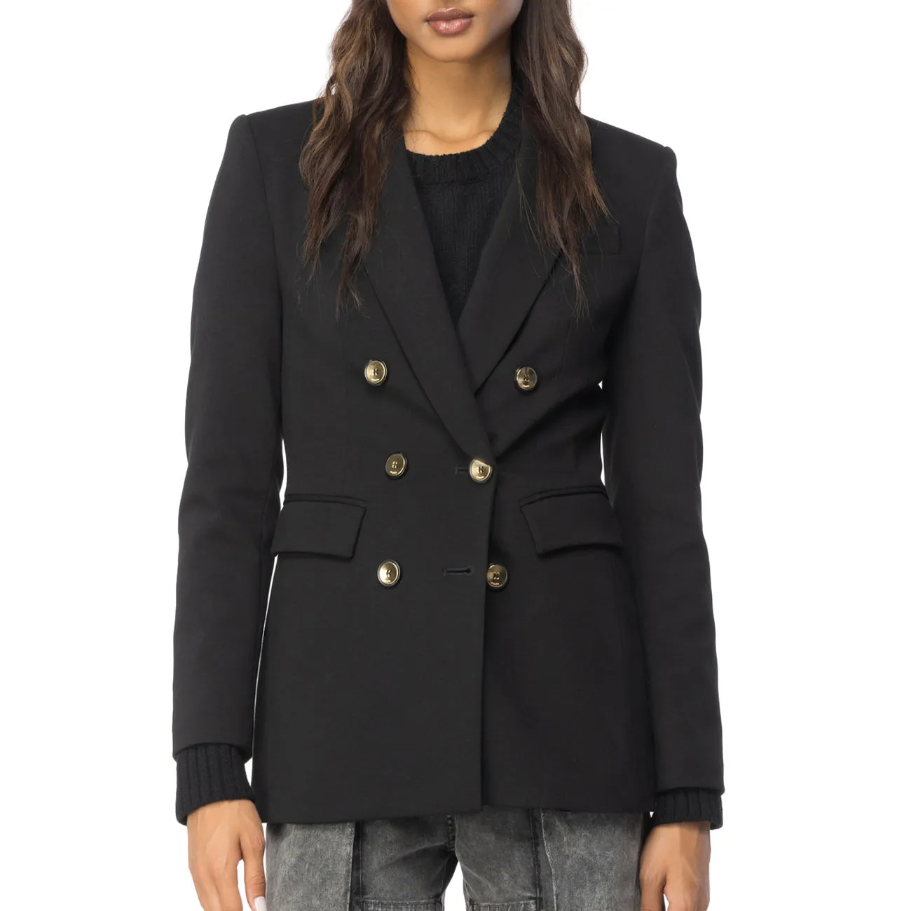 Glorious Women's Black Limousine Blazer.