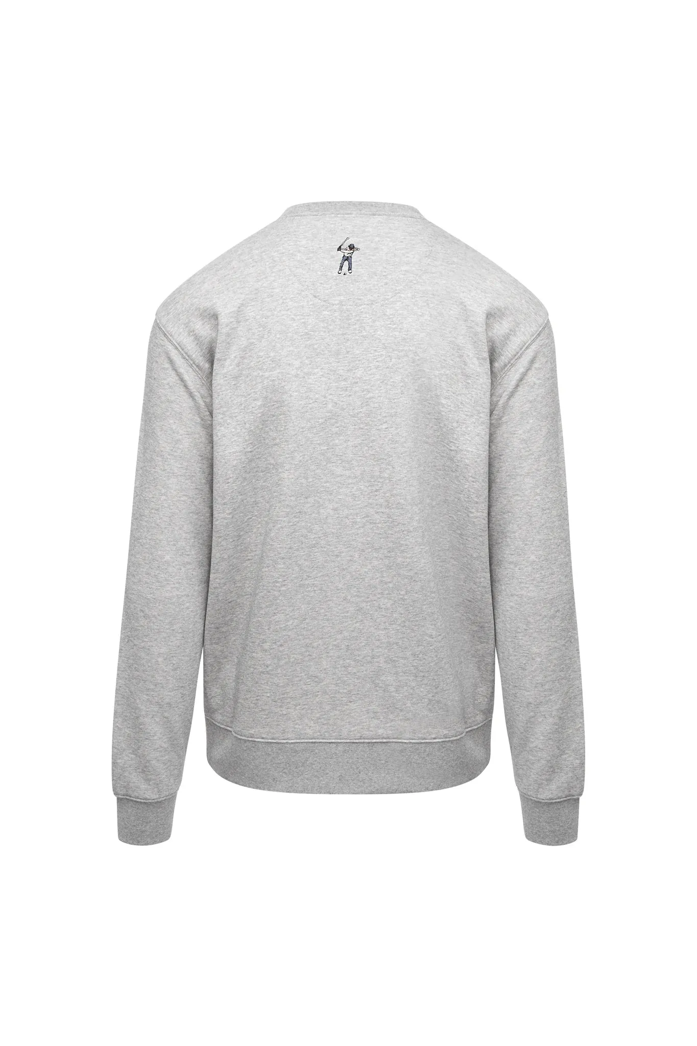 Gray Eastside Golf Core Fleece Crew Script Logo