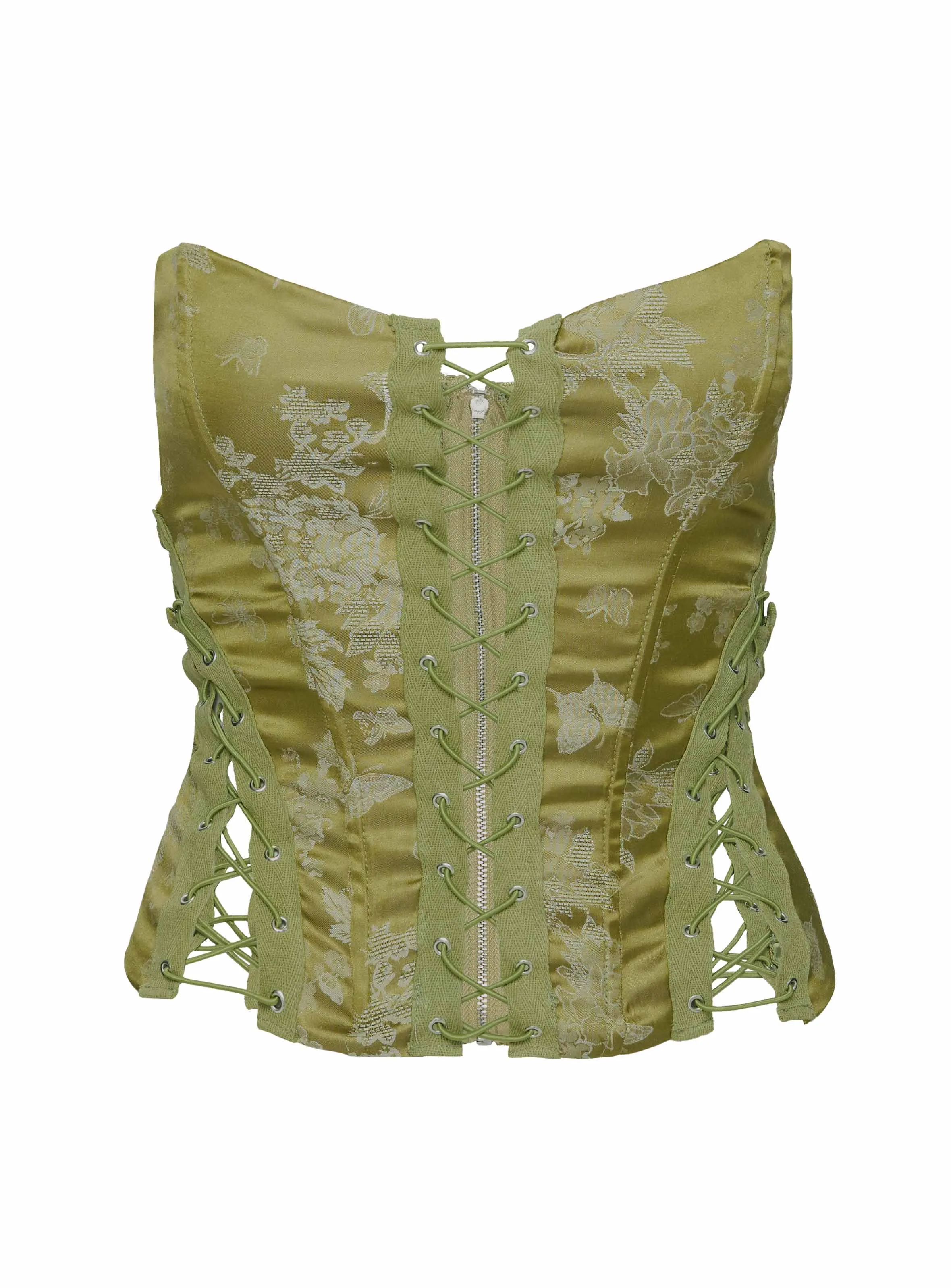 Green Mochi Corset Top