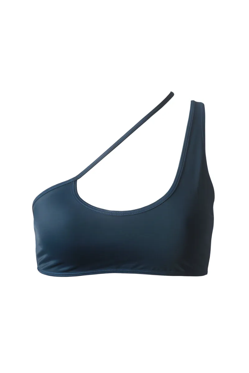 Hamade Activewear One Shoulder Top Peacock