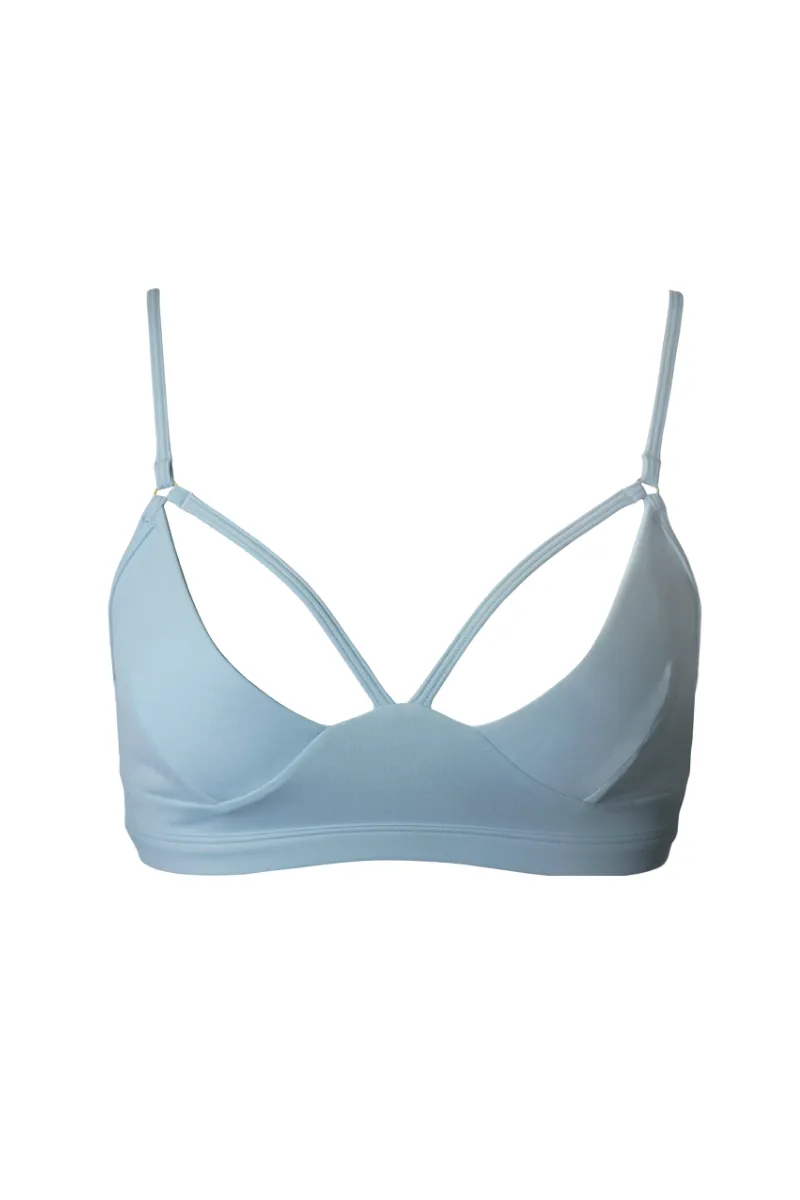 Hamade strappy top light blue