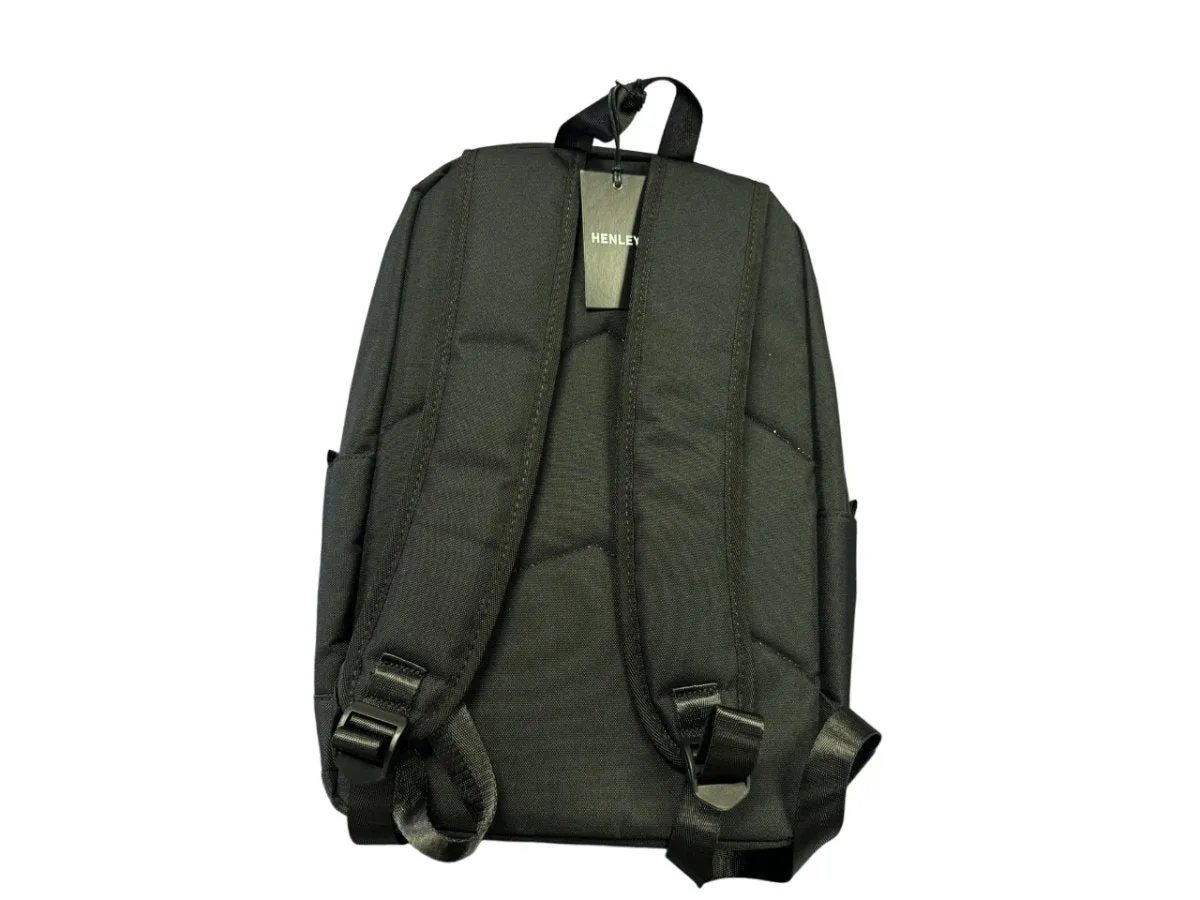 Henleys backpack, black color.