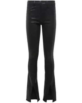 High Rise Baby Bootcut Jeans - Noir Coated | Beatrix