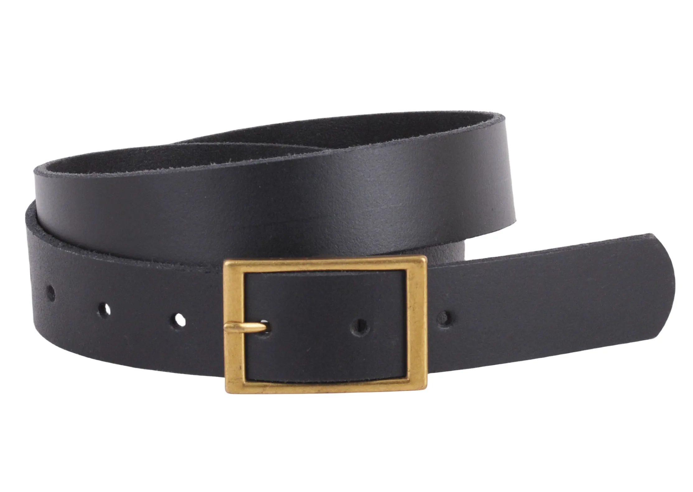 Highly Sought After Leather Belt with Classic Rectangle Buckle