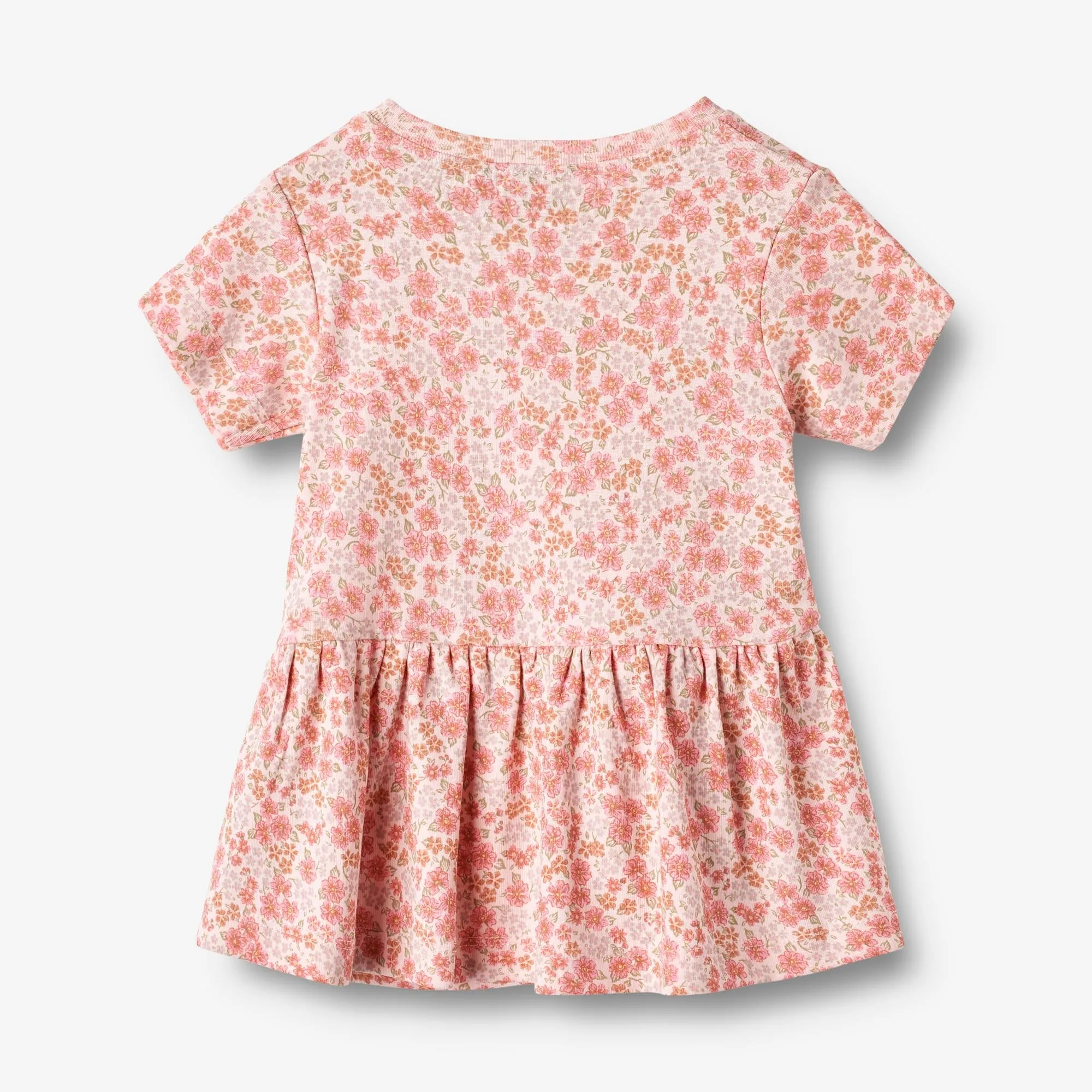 Jersey Dress S/S Birthe - rose flowers