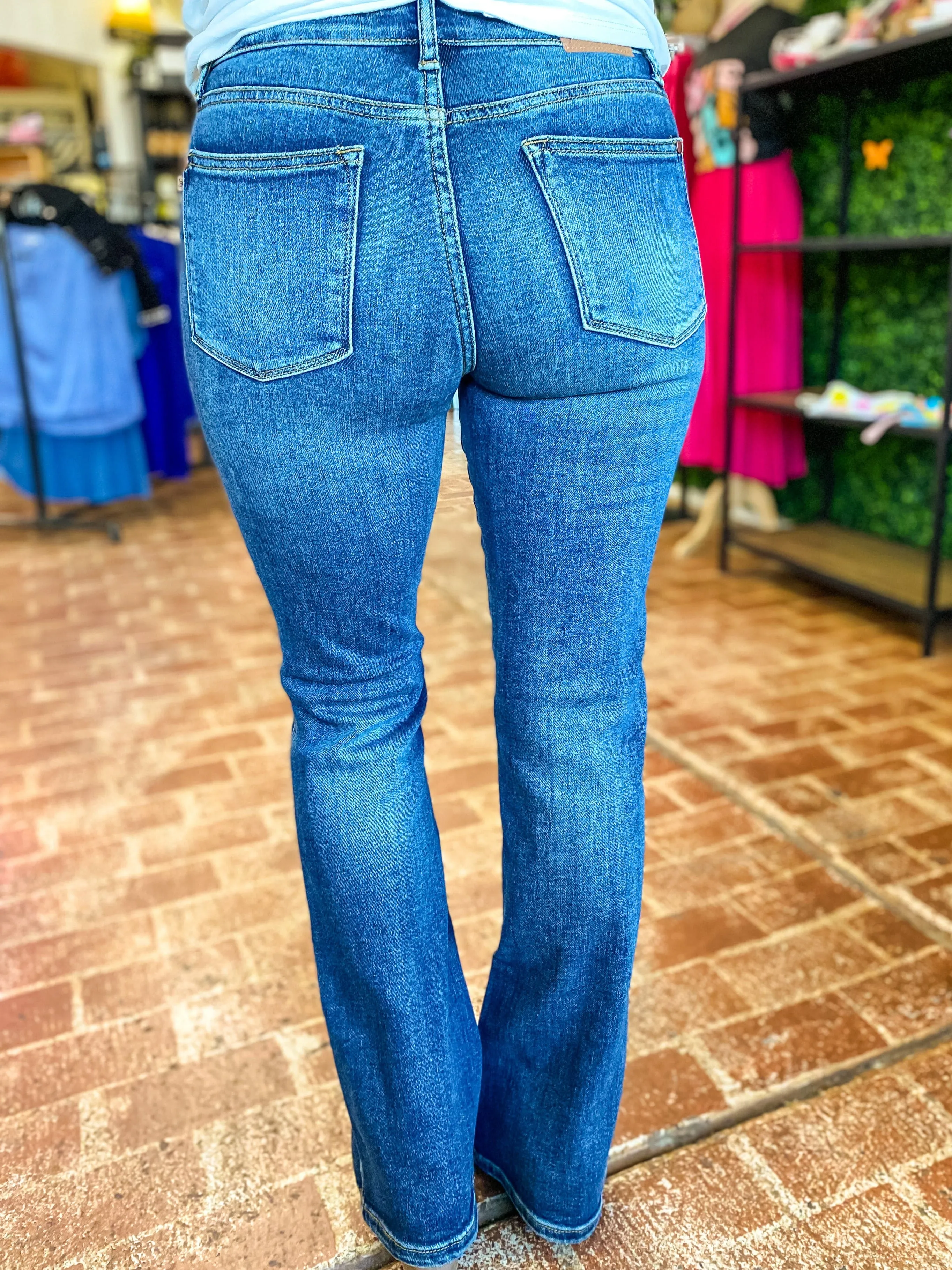 Judy Blue Bootcut Jeans - Non Distressed - Mid Rise