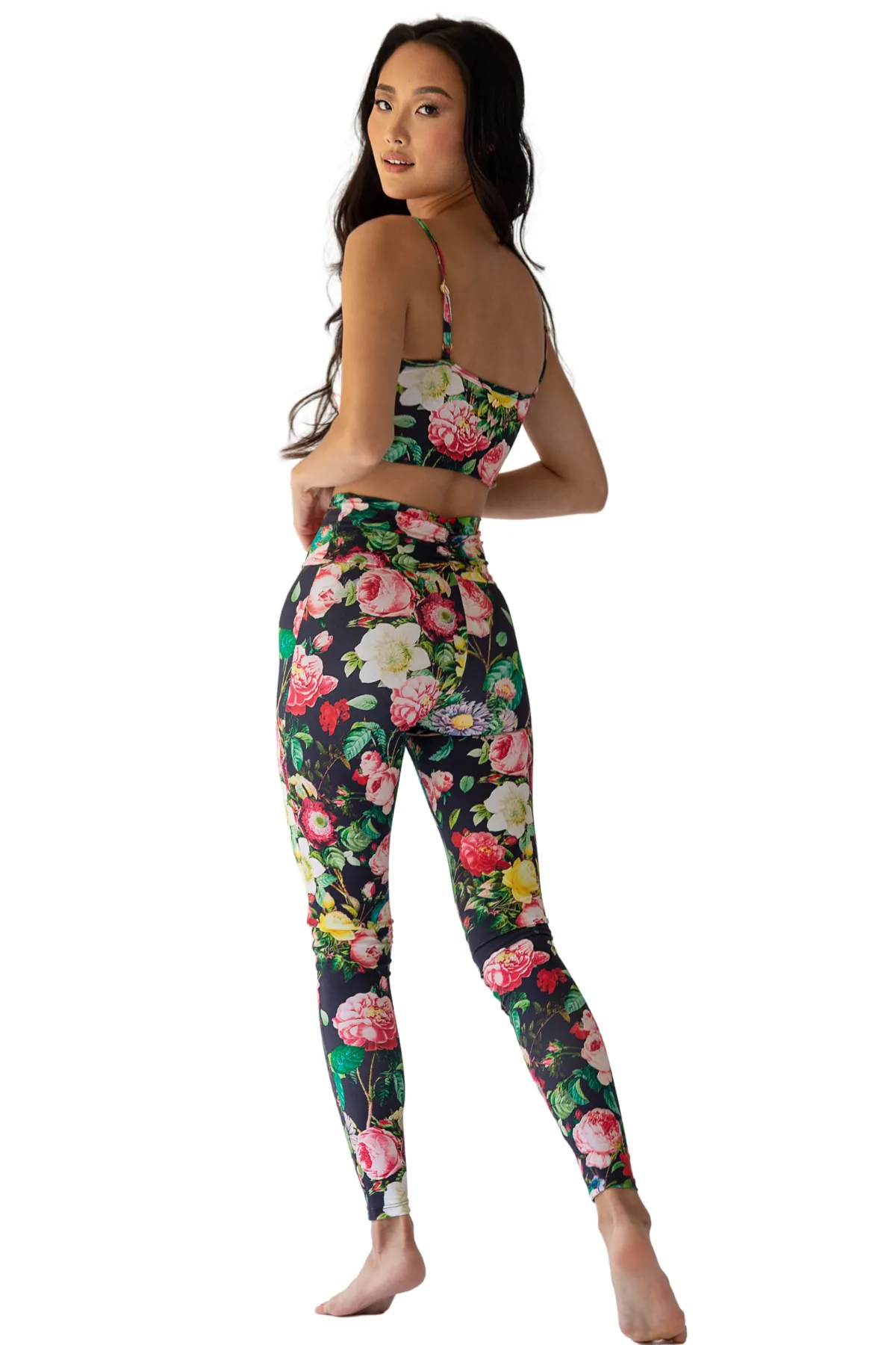 Kelly Floral Scrunch Leggings