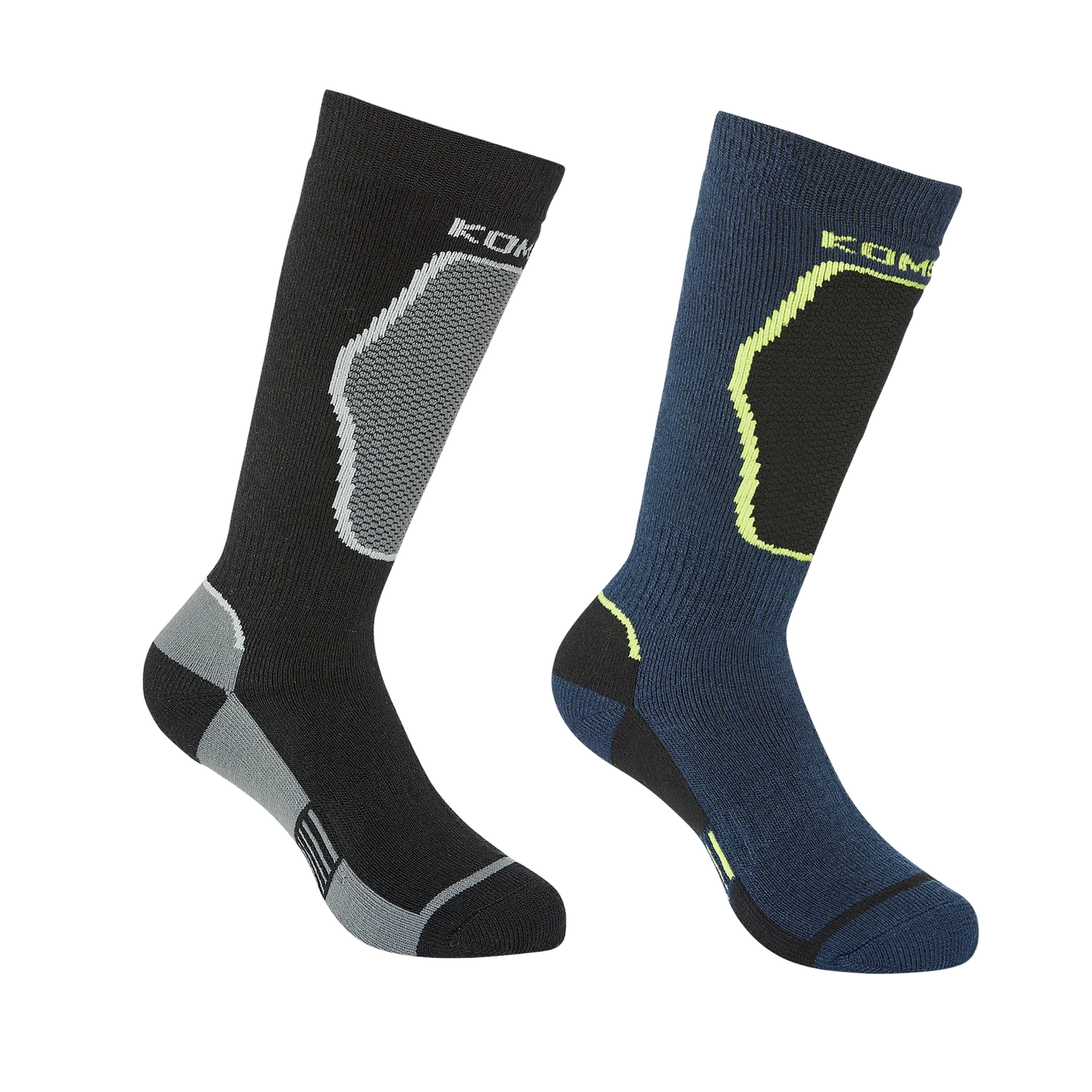 Kombi Junior Brave Midweight Ski Socks Twin Pack Dark Navy