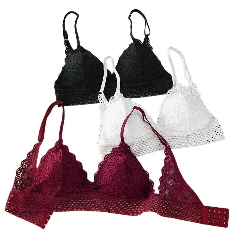 Lace Bra - Underwear - Soft Intimates - Deep V-Neck