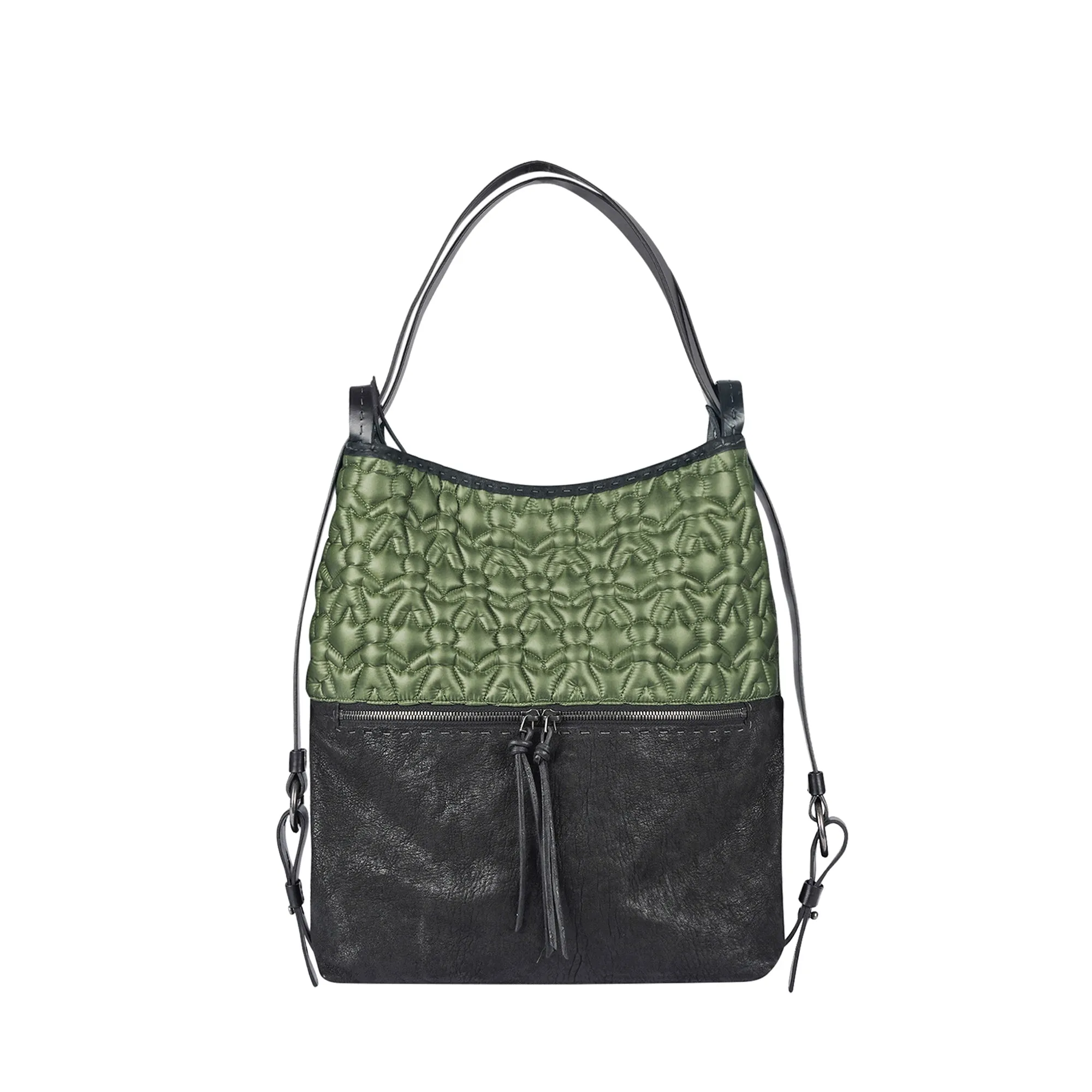 Lara Backpack in Forest Green-Nylon