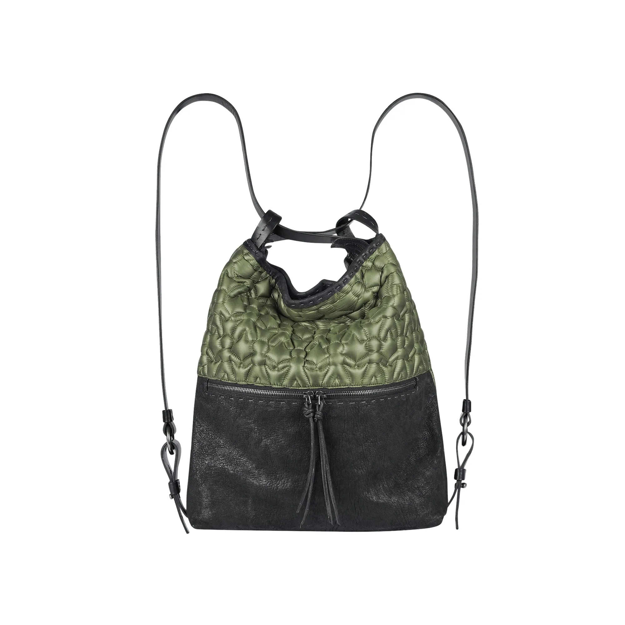 Lara Backpack in Forest Green-Nylon