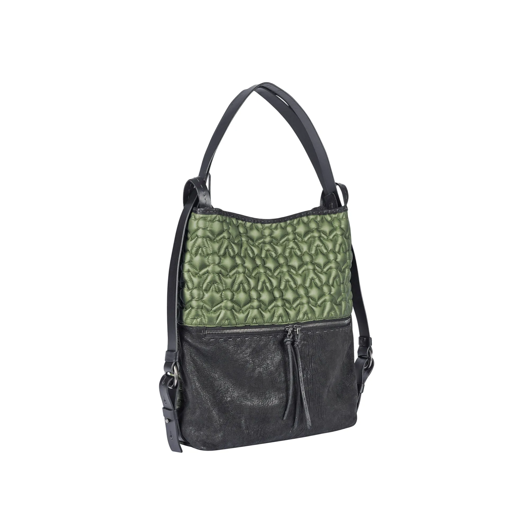 Lara Backpack in Forest Green-Nylon