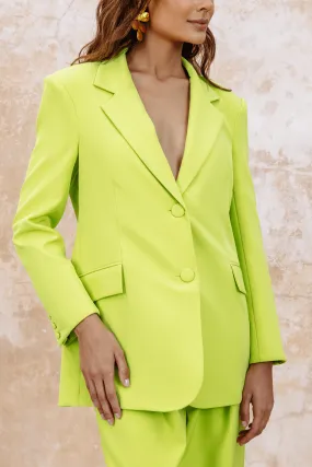 LIANA Chartreuse Masculine Blazer