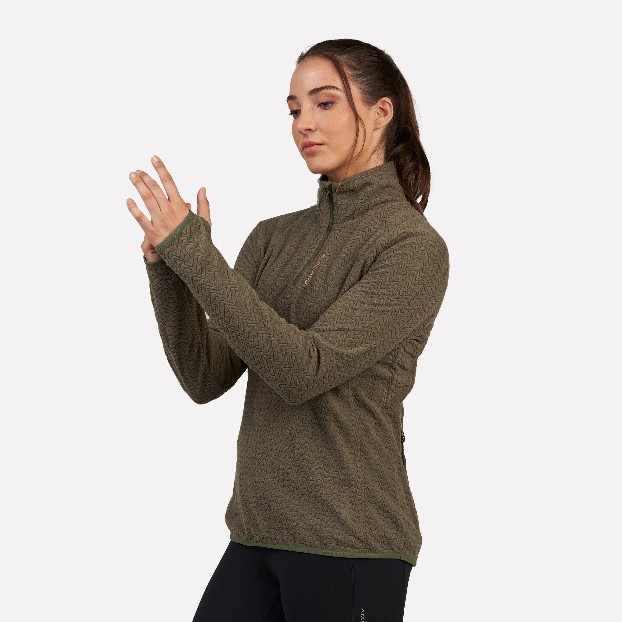 Lightweight 1/4-Zip Women's Polar Fleece Volca