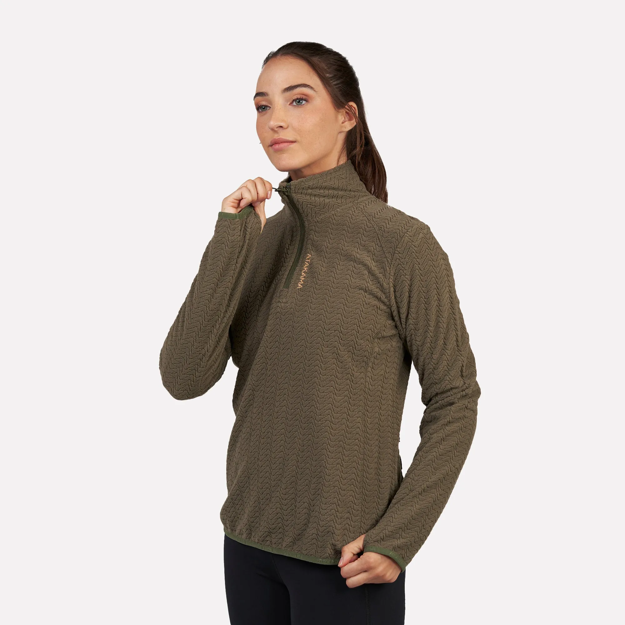 Lightweight 1/4-Zip Women's Polar Fleece Volca