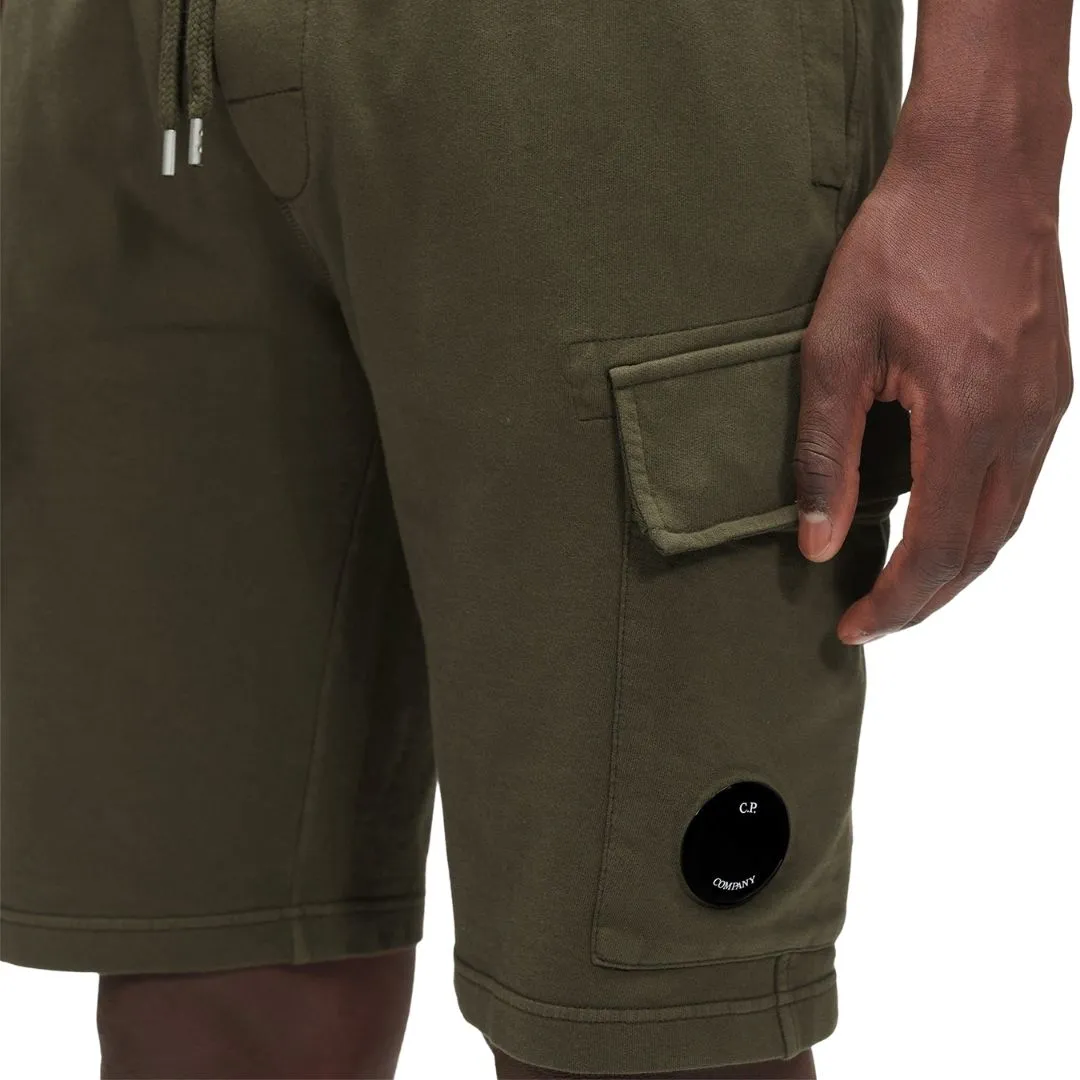 Lightweight Cargo Shorts with Fleece Lining