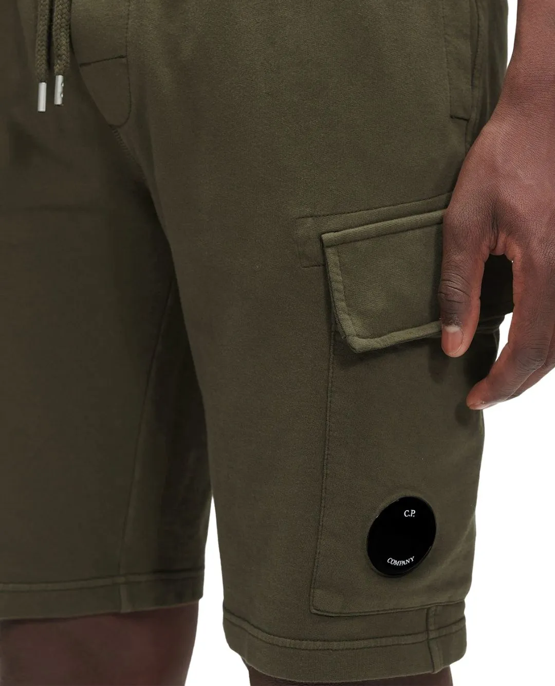 Lightweight Cargo Shorts with Fleece Lining