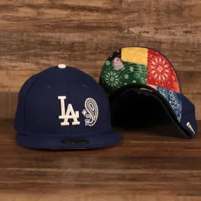 Los Angeles Dodgers Paisley Bandana Under Brim 59Fifty Fitted Cap - Multi-Color