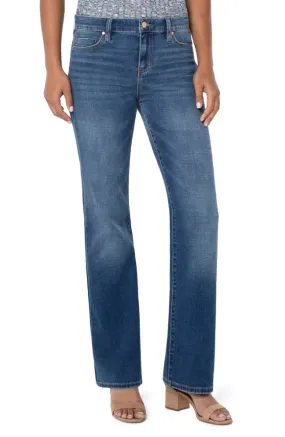 Lucy bootcut jeans.