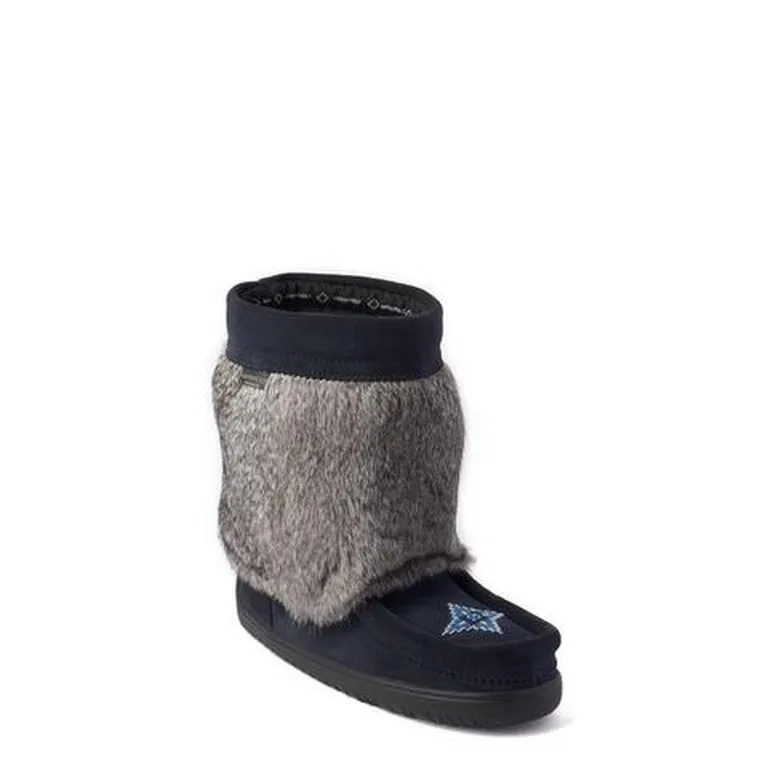 Manitobah Mucklucks Snowy Owl Half - Navy Suede, Waterproof