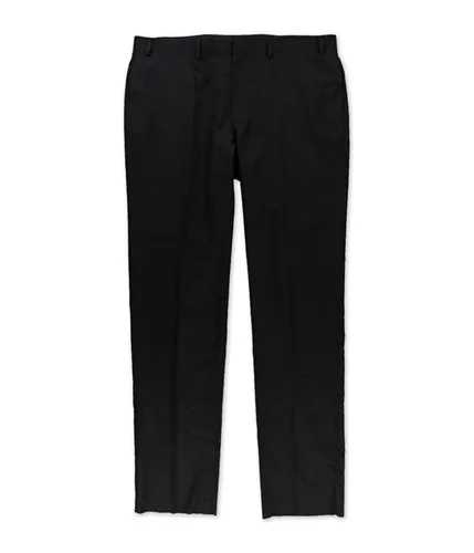 Marc New York Mens Solid Flat Front Dress Pants Slacks