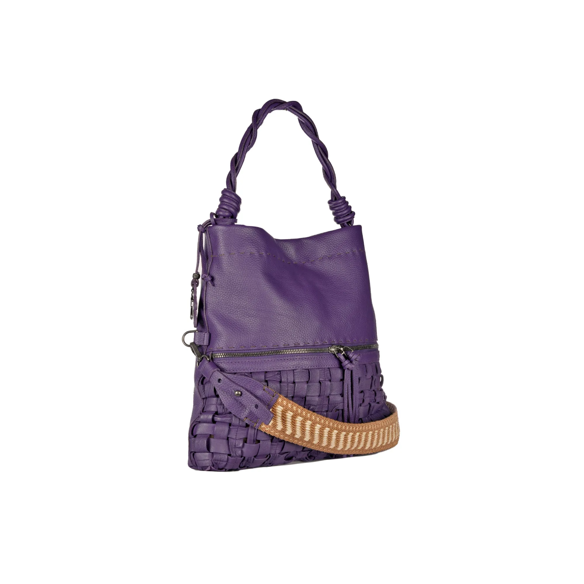 Maya M Intreccio Cesta Muflone Purple - Shop Now