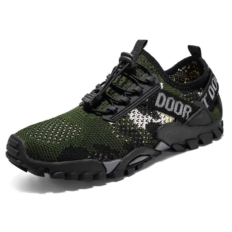 Men's Camo Mesh Breathable Outdoor Casual Shoes