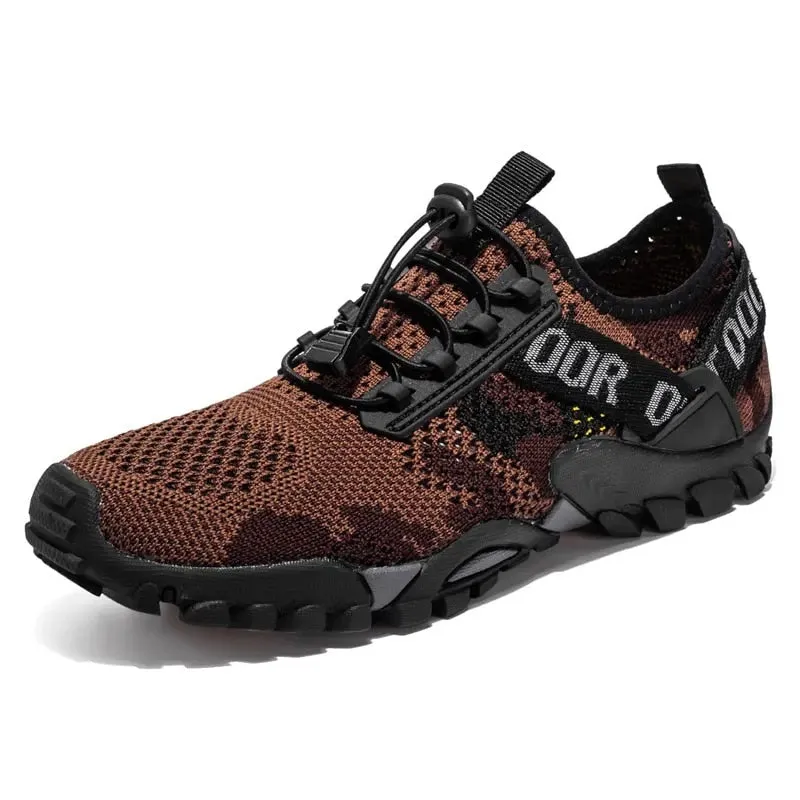 Men's Camo Mesh Breathable Outdoor Casual Shoes