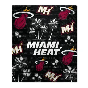 Miami HEAT fleece blanket 60x70 hometown