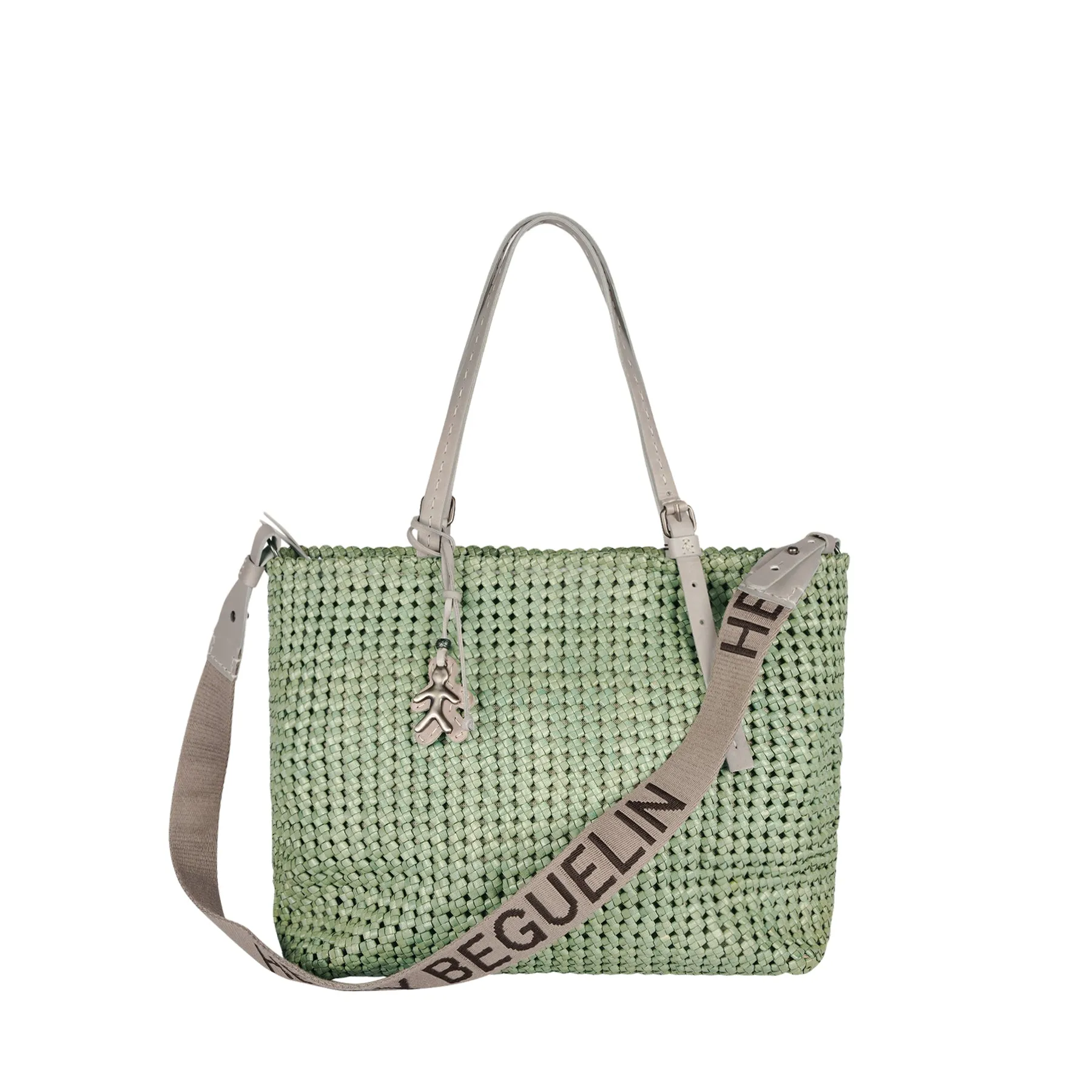 Minerva Shopping Intreccio Crochet Agave Green HB