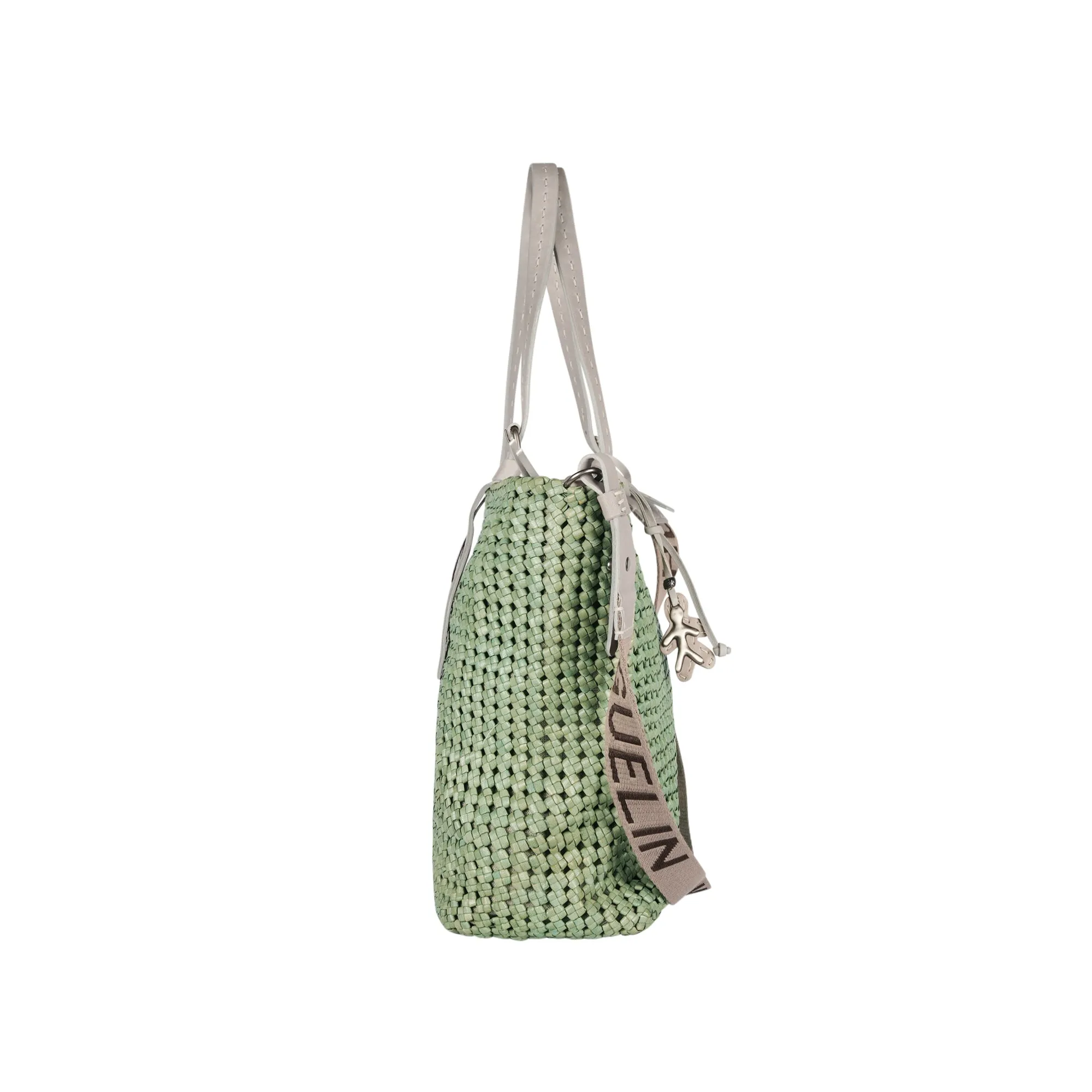 Minerva Shopping Intreccio Crochet Agave Green HB