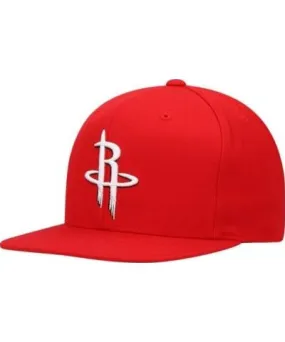 Mitchell & Ness Men's NBA Houston Rockets Team Ground Snapback Hat