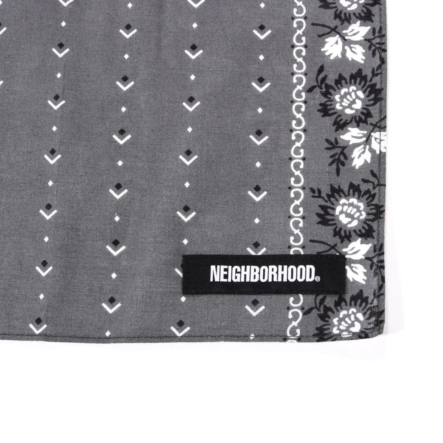 neighborhood grey bandana-chopped