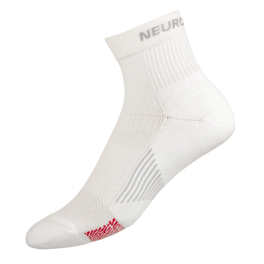 Neurosocks - Mini Crew White - High-performance Athletic Socks