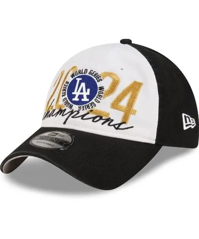 New Era Men's Black Los Angeles Dodgers 2024 World Series Champions 9TWENTY Adjustable Hat