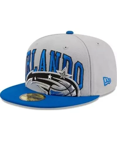 New Era Men's NBA Gray/Blue Orlando Magic Tip-Off Two-Tone 59FIFTY Fitted Hat