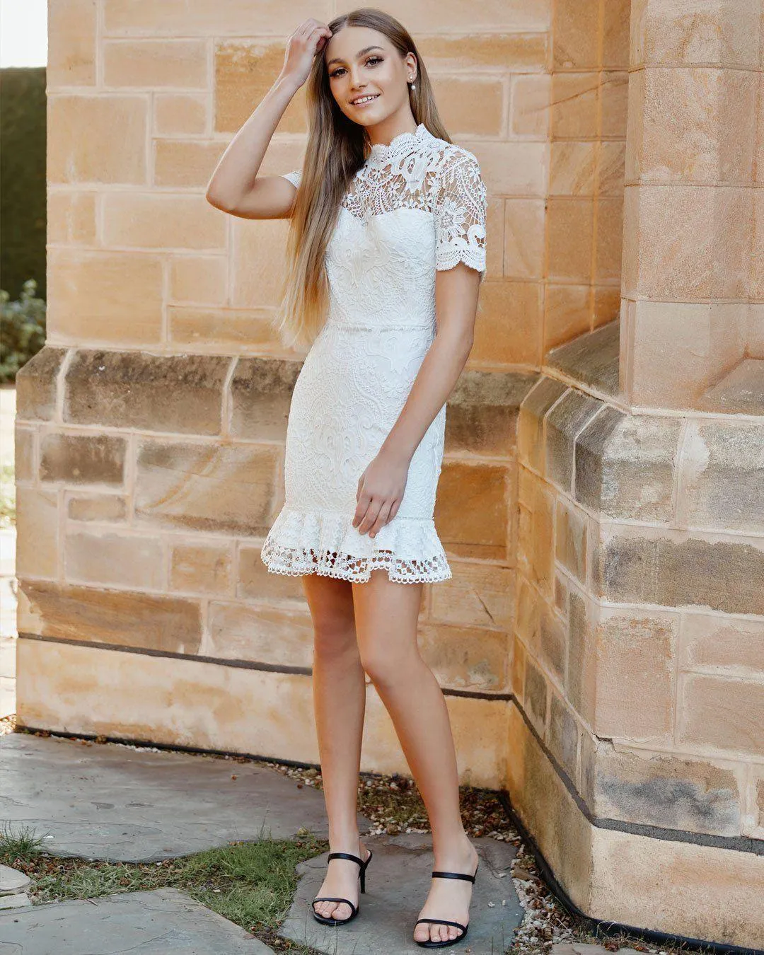 Newton Dress - White