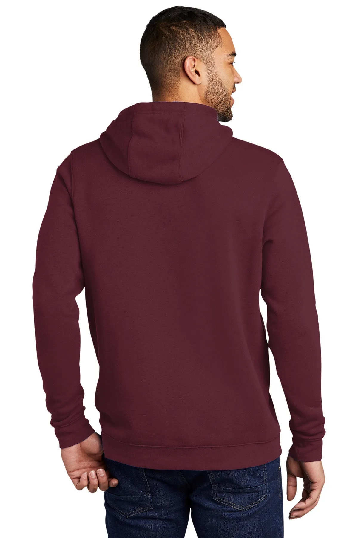 Nike Club Fleece Customized Hoodies, Dark Maroon