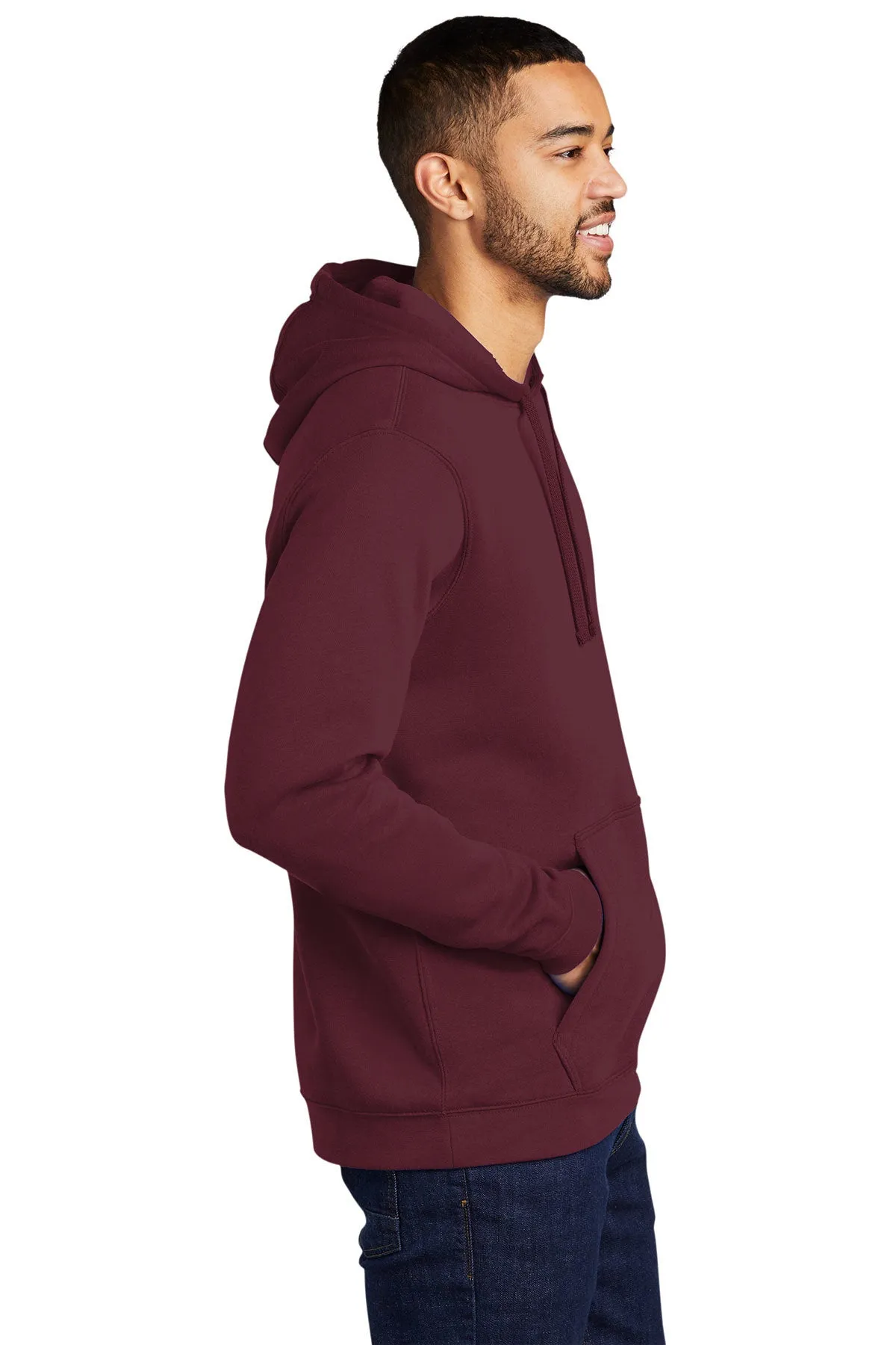 Nike Club Fleece Customized Hoodies, Dark Maroon