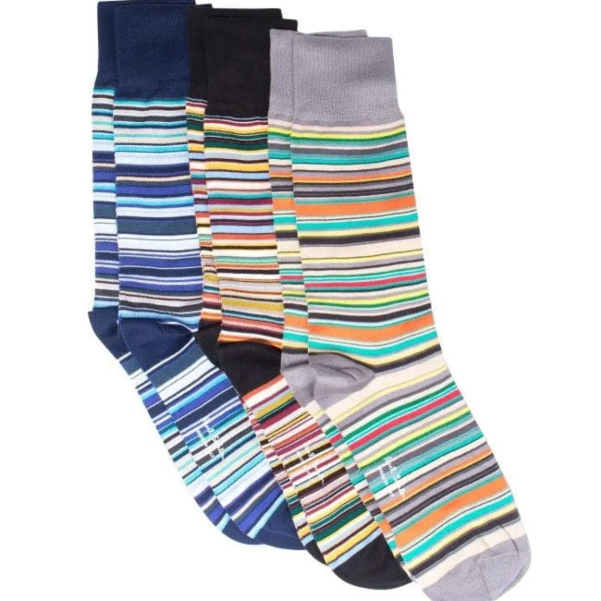 Paul Smith 3 Pack Signature Stripe Socks - Men's Multicolour