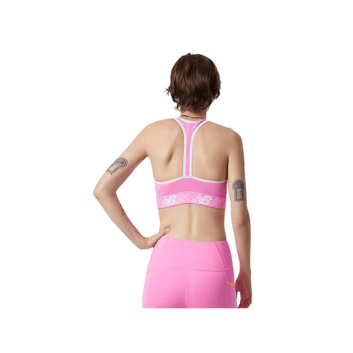 Pink New Balance Pace Bra 3.0 Women's Sports Bra