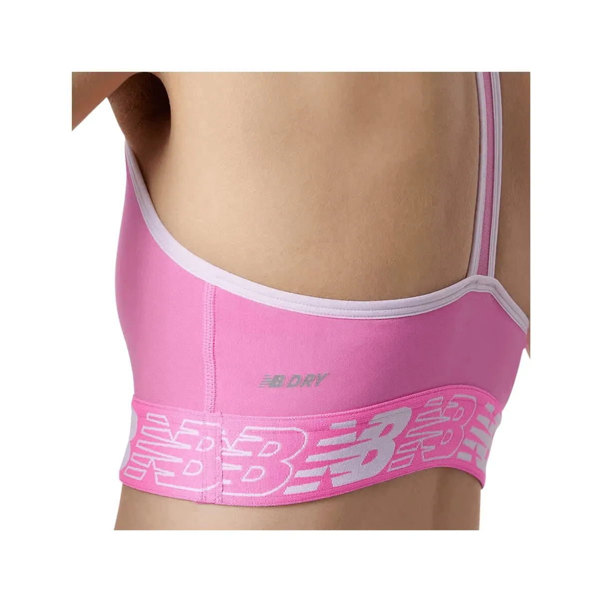 Pink New Balance Pace Bra 3.0 Women's Sports Bra