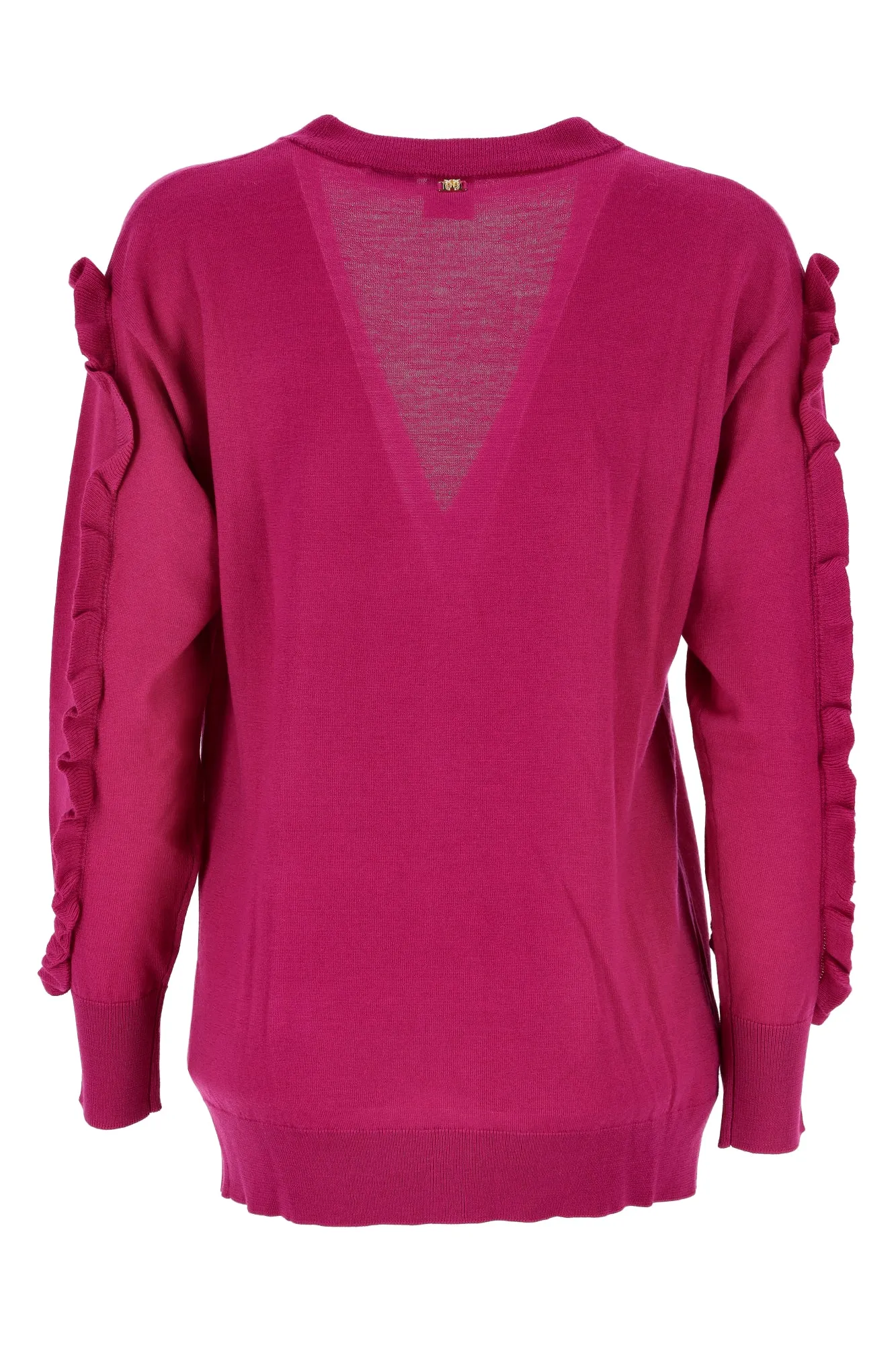 Pink Women's Lamb Wool Cardigan