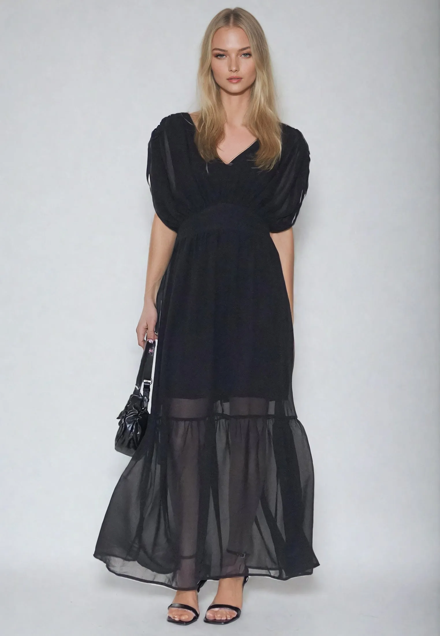 RADIANT MAXI DRESS BLACK