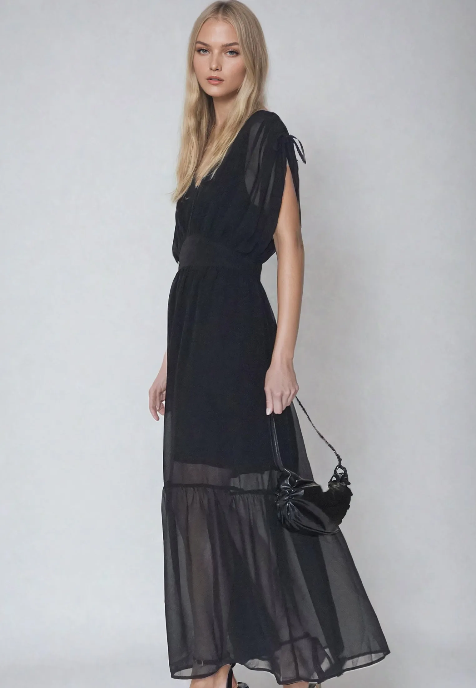 RADIANT MAXI DRESS BLACK