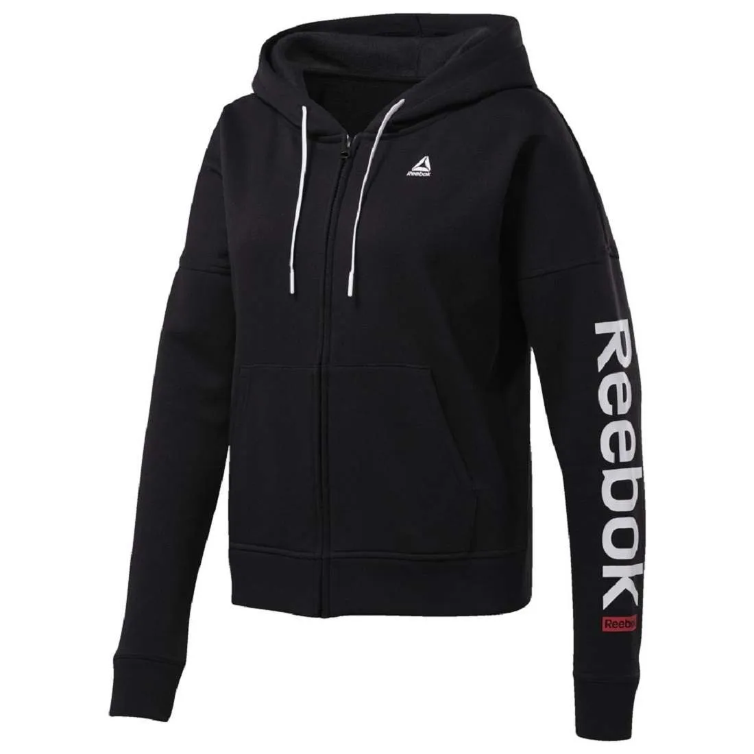 Reebok Women’s Liner Logo Full Zip Hoodies