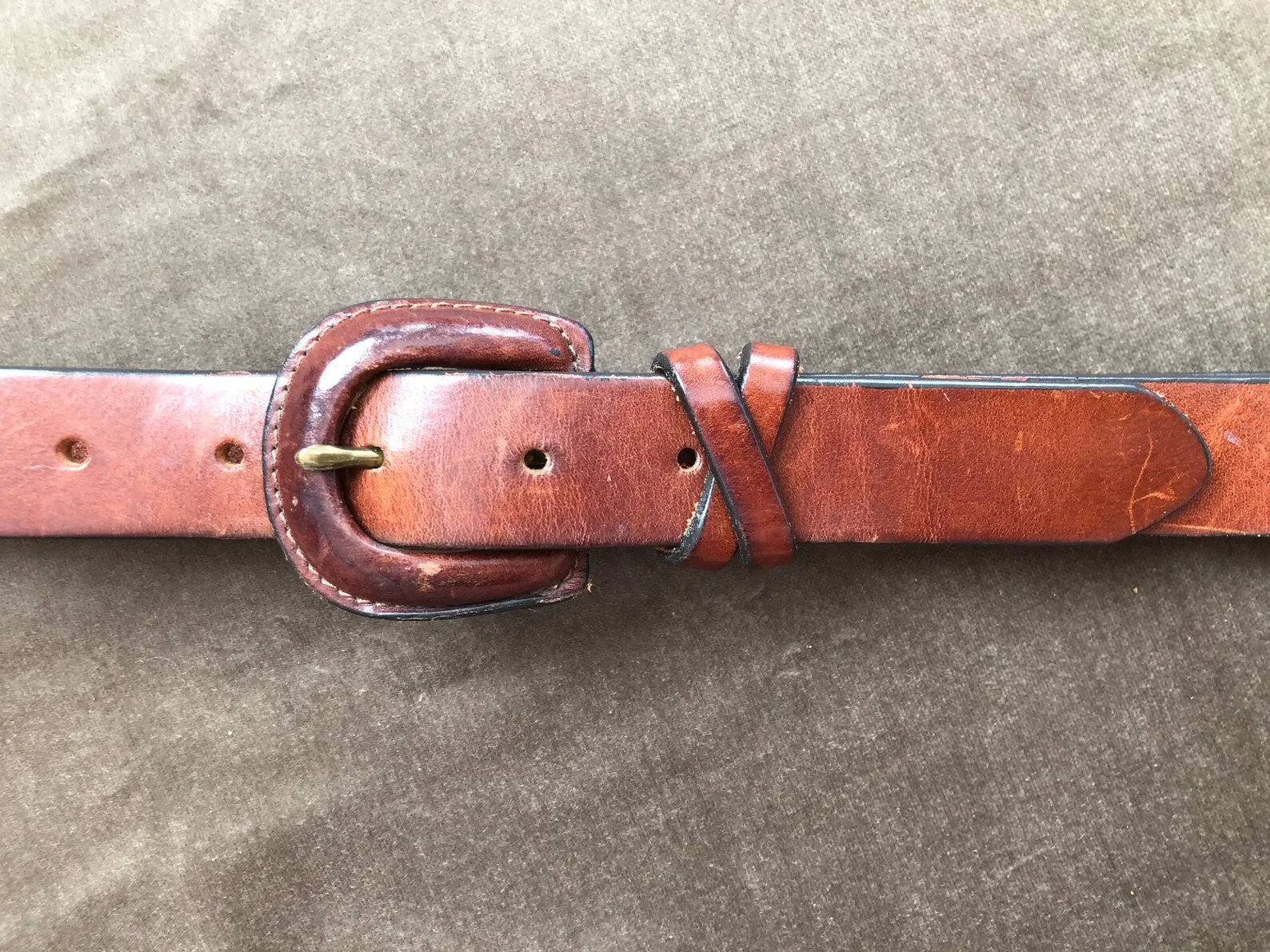 Result: High-quality Italian Leather Belt