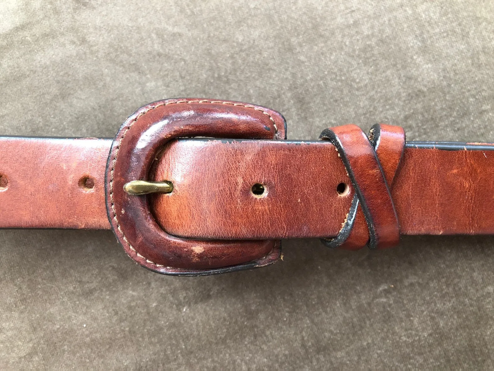 Result: High-quality Italian Leather Belt